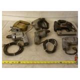 Craftsman stapler, drills and saw