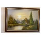 Framed the wall are signed by Cole CLLE 41 x 28