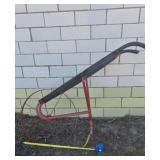 High-wheel garden cultivator or hand plow.
