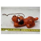 Vintage pull dog toy.