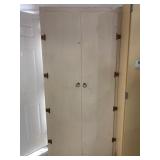 Wood storage cabinet 37 inches wide x 13 inches