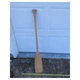 Wood paddle