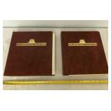 Two binders with collector stamp sheets.