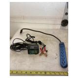 Battery Tender and circuit strip.