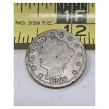 1899 Liberty Nickel With Cents