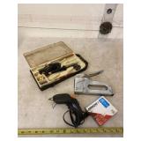 Soldiering gun, hot glue gun , stapler and