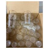 Raised Grapevine glasses