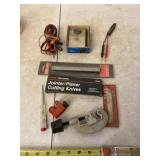 Testes, , cutting knives and cutter.