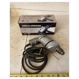 4 inch angle grinder and electric drill.