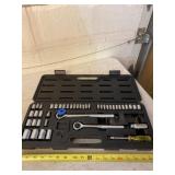 Ratchets and socket sets in case