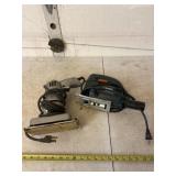 Craftsman sander and Black & Decker jigsaw.