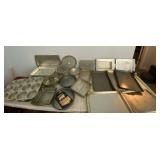 Aluminum cake, sheet and muffin pans with