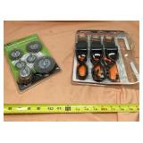 New 6 piece wire wheel and cup brush set and 3