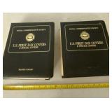 Two US First Day Cover collector albums.