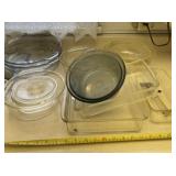 Older Pyrex detachable pot/Pan handle,  glass