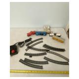 Micronta battery tester and train with tracks and