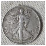 1945 walking liberty half dollar