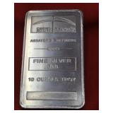 NTR Metals 10 Troy Oz Silver Bar