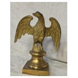 7"1/2" tall solid brass eagle