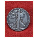 1944-D Walking Liberty Silver Half Dollar