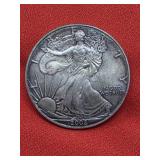 2002 American Eagle Silver 1 Troy Oz .999 fine