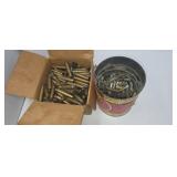 7.92 mm & 38 cal empty brass