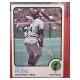 1973 Topps Baseball Pete Rose Card #130