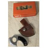 New Marbles skinning knife with sheash