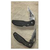 Two lock blade knives John Deere Erb equipment.