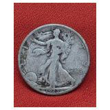1923 Walking Liberty Silver Half Dollar