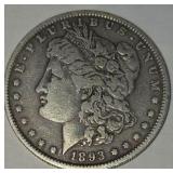 1893 Carson City silver dollar