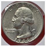 1944 Washington Silver Quarter