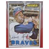 1967 Topps Hank Aaron Baseball Trading Card #250