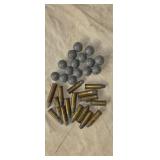 Mostly 38 caliber shells and musket balls