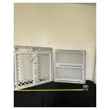 Two safety gates.