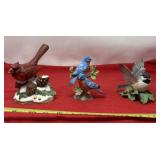 Garden Bird figurines including Lenox