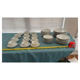 Fukegawa hand painted china- 11 plates , 10