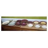 Mismatched Plates & Bowls