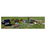 Metal Fall and  American Flag Yard Decor & More