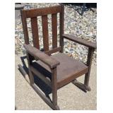 Antique Oak Child