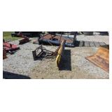 Meyers 90" snow blade quick attach for skid steer