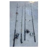 Fishing Poles with Reels