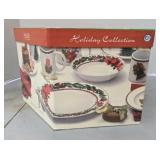Sakura Holiday Cheer Dining Set. NIB