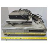 Magnavox DVD Player, Protron DVD Player, VHS