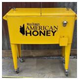 Wild Turkey American Honey Rolling Cooler Cart