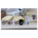 Tupperware, Coffee Cups and more