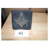 Bible square & compass cement