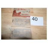 T1 transport mileage ration coupons
