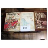 3 vintage books
