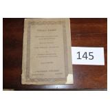 Sidney Lanier Bio & Selections book circa 1940